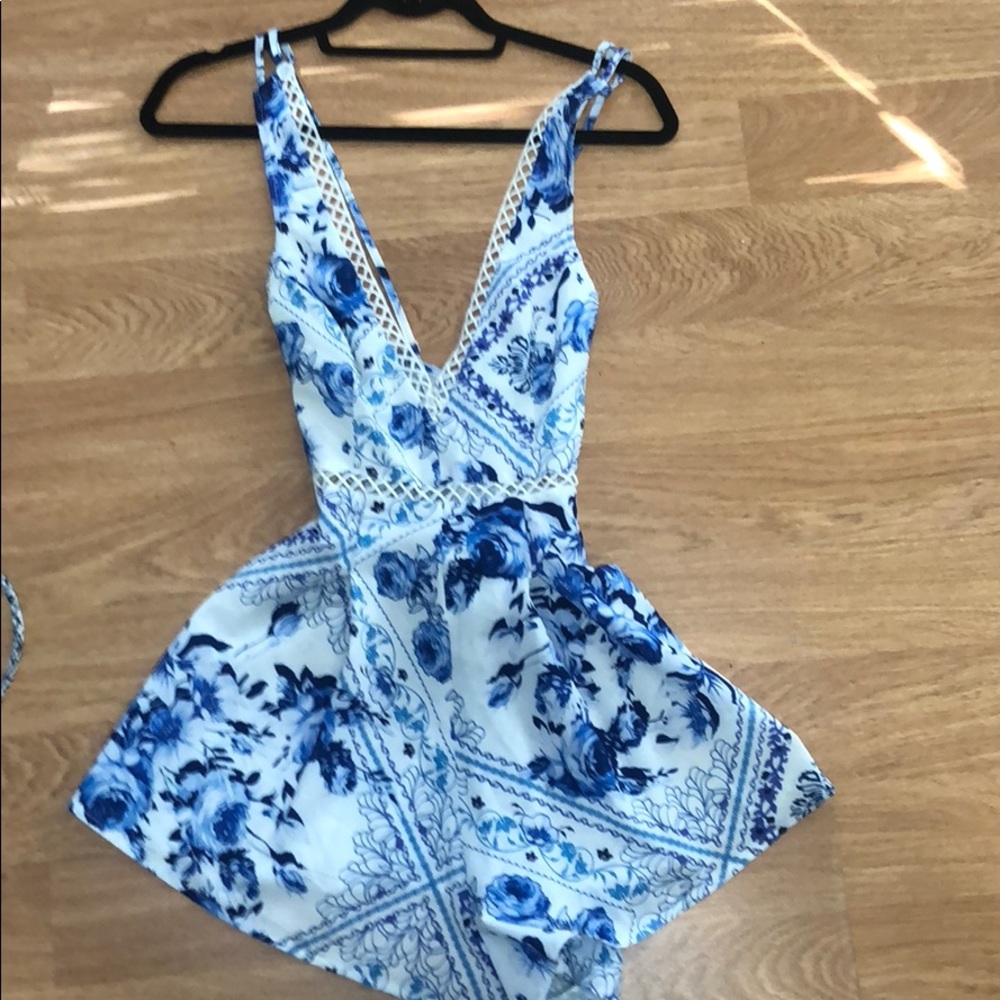 Blue romper
